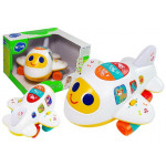 Lietadielko pre bábätká so svetlami a zvukmi